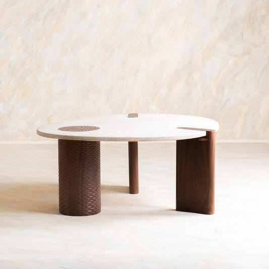 Tatvaacasa Modern Wooden Coffee Table