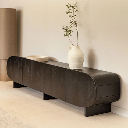 Solid Mango Wood TV Stand