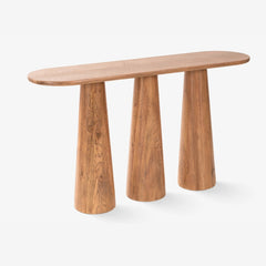 Oak Wood Console Table