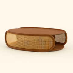 Modern  Cane Coffee Table