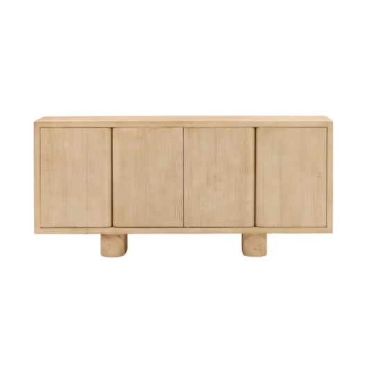 Tatvaacasa Natural Wood Sideboard