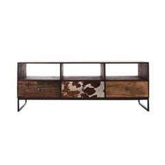 Tatvaacasa Modern Wooden TV Unit with Storage