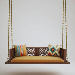 Solid Wooden Walnut Swing
