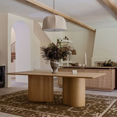 Natural Wooden Dining Table