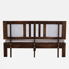 Solid Wood Queen Size Bed Without Storage