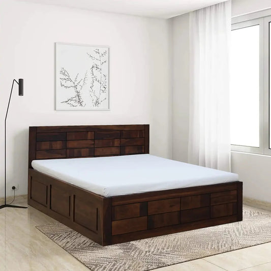 Solid Wood Storage Beds