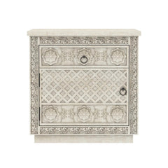 Hand Carved Bed Side Table