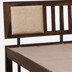 Solid Wood Queen Size Bed Without Storage