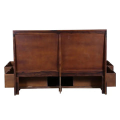 Solid Wood Sheesham Storage Beds with Drawers