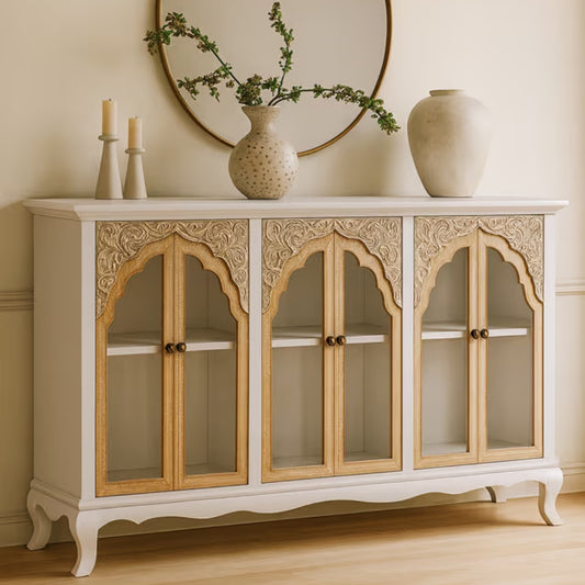Tatvaacasa Carved Arch Sideboard