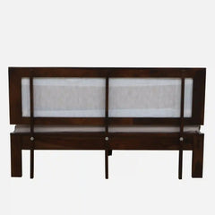 Solid Wood Queen Size Bed Without Storage