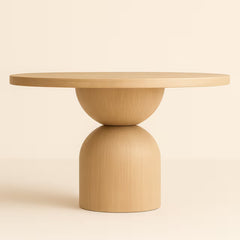 Natural Wooden Dining Table