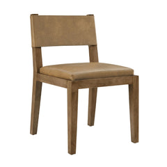 Tatvaacasa Leather Dining Side Chair