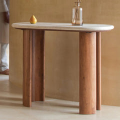Marble Top Console Table