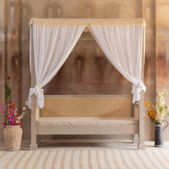 Cane Daybed | Solid Wood Lounge Seating