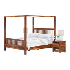 Sheesham Wood Canopy Bed