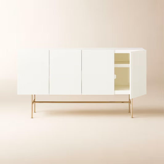 Modern White Sideboard for Storage