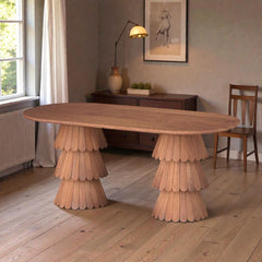 Unique 2 Steer Dinning Table