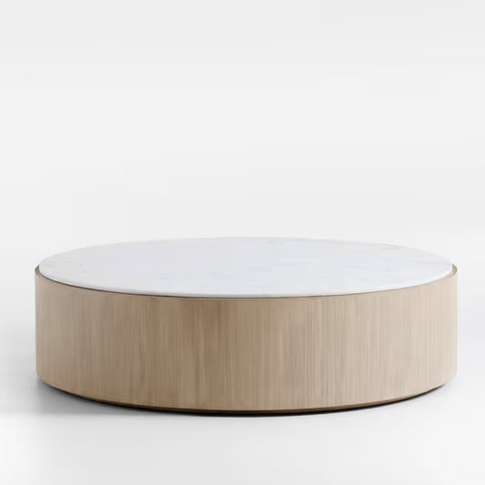 Round Marble Top Coffee Table