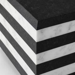 Black an white Marble Modern Coffee Table