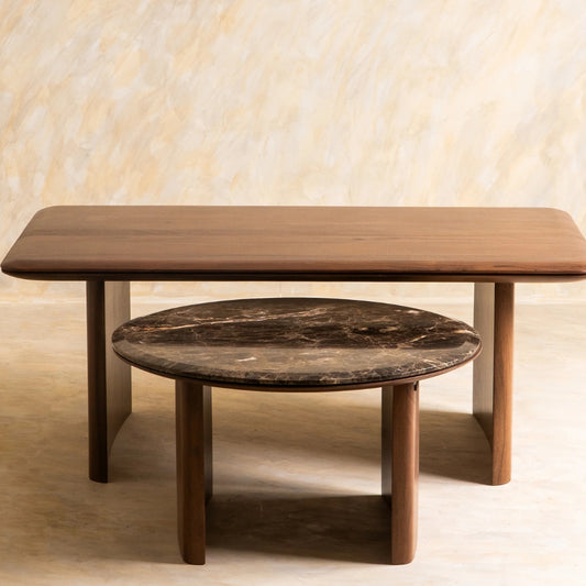 Tatvaacasa Nested Coffee Table Set of 2