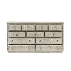 Hand Carved Chest Of Drawer