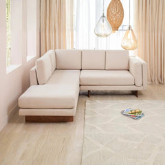 L Shape Sofa Set (2 Seater + Left Aligned Chaise)