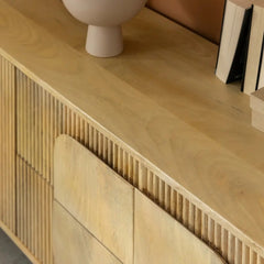 Natural Modern Wooden TV Stand