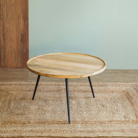 Wooden Round Classic Coffee Table
