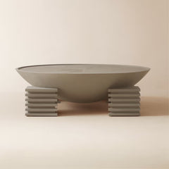 Round Modern Natural Coffee Table