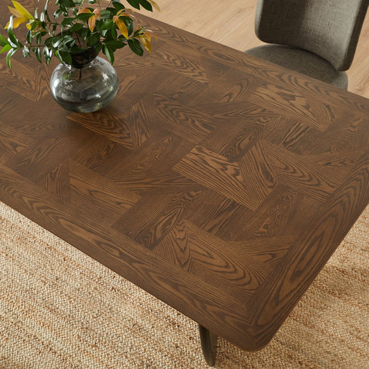 tatvaacasa 94” Dining Table in Walnut