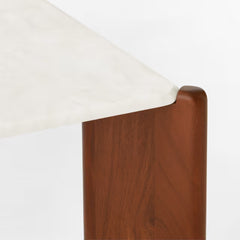 Tatvaacasa Marble Top Coffee Table