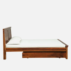 Solid Wood Storage Beds With Drawer