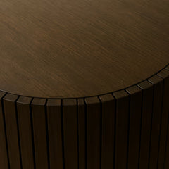 Walnut Finish Modern Coffee Table