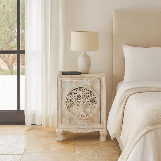 Hand Carved Night Stands Tree Of Life