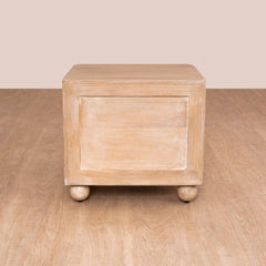 Modern Mango Wooden Natural Bedside Table