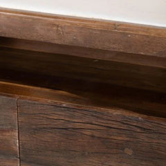 Tatvaacasa UrbanCraft Mango Wood & Metal TV Unit with Storage