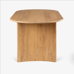 Wooden Modern Natural Finish Dining Table