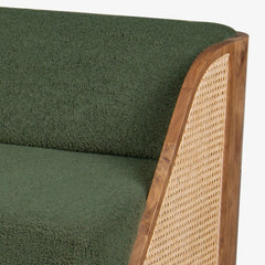 Modern Cane 3 Seater Sofa