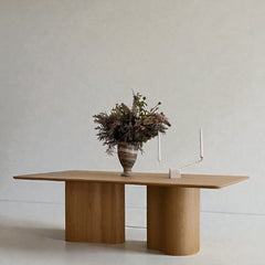 Natural Wooden Dining Table
