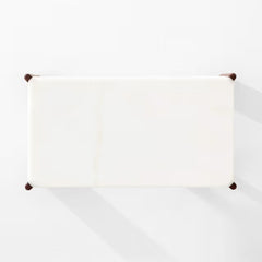 Tatvaacasa Marble Top Coffee Table