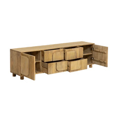 Natural Modern Wooden TV Stand