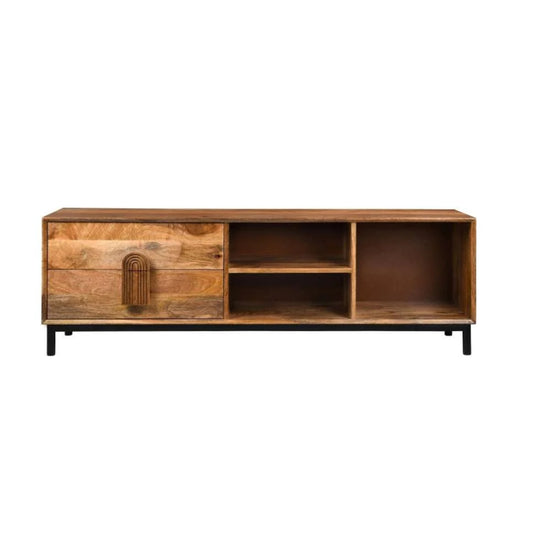 Modern Wooden Media Table