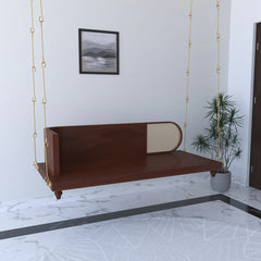 Tatvaacasa Wooden Indoor Swing with Minimalist Design