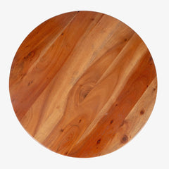 Round Wooden Side Table