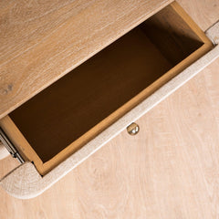 Modern Mango Wooden Natural Bedside Table