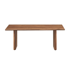 Wood Coffee Table in Walnut Finish