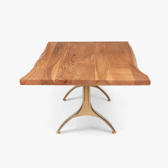Tatvaacasa Coffee Table With Golden Legs