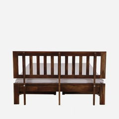 Solid Sheesham Wood Queen Size Bed With Storage Drawers
