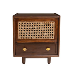 Modern Cane Bed Side Table